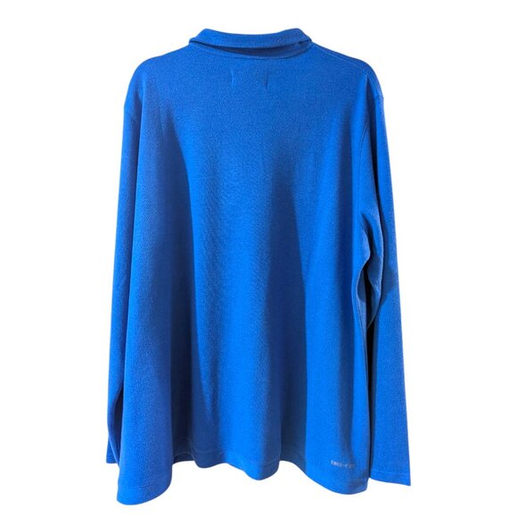 NWT Nike Jordan Women’s Dri-FIT ¼-Zip Long Sleeve Top – Blue (Style DQ7917-493) - Picture 2 of 5